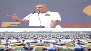 जालंधर योगशाला में नहीं पहुंचे CM मान-केजरीवाल:पीएपी में सुबह 5 बजे हजारों की भीड़ जुटी; मंत्री बलवीर सिंह ने संभाली कमान