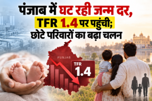 पंजाब में घट रही जन्म दर, TFR 1.4 पर पहुंची; छोटे परिवारों का बढ़ा चलन